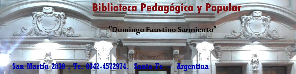 Biblioteca Pedagógica y Popular "Domingo F. Sarmiento"