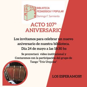 Aniversario Biblioteca